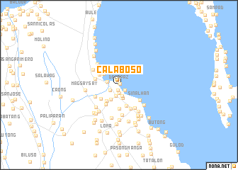 map of Calaboso