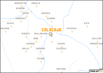 map of Calacaja