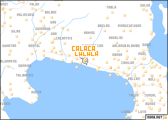 map of Calaca