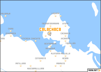 map of Calachaca