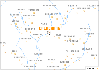 map of Calachane