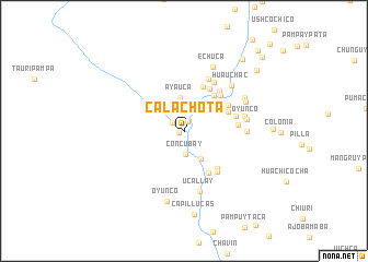 map of Calachota