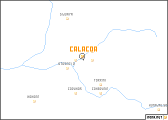 map of Calacoa