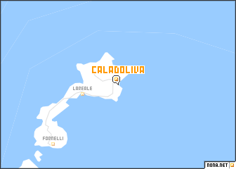 map of Cala dʼOliva