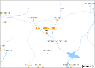 map of Caladrones