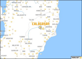 map of Calagasan