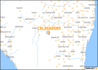 map of Calaghosan