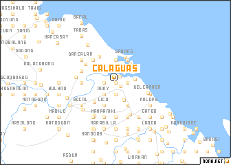 map of Calaguas