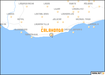 Map Of Calahonda Spain Calahonda (Spain) map   nona.net