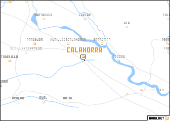 map of Calahorra