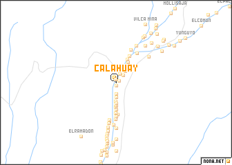 map of Calahuay