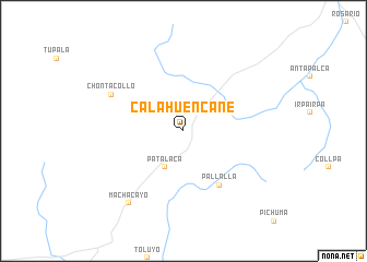 map of Calahuencane