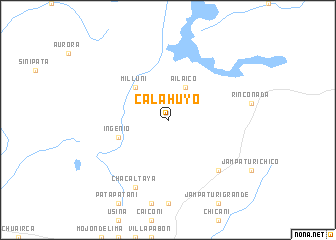 map of Calahuyo