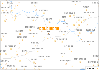 map of Calaigang