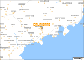 map of Calaigang