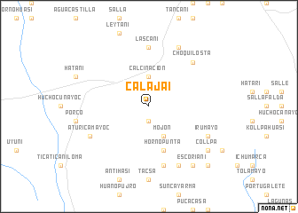 map of Calajai