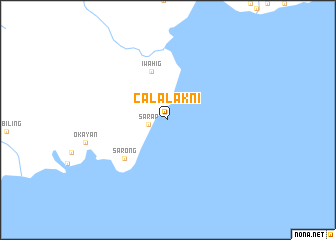 map of Calalakni