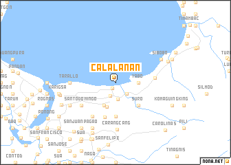 map of Calalanan