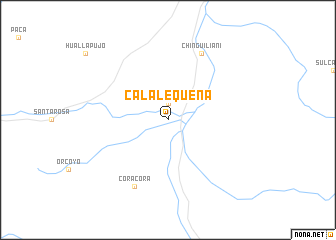 map of Calalequeña