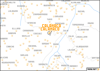 map of Calamaco