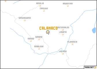 map of Calamaco