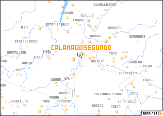 map of Calamagui-Segundo