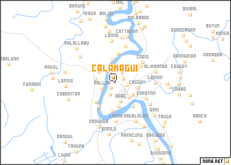 map of Calamagui