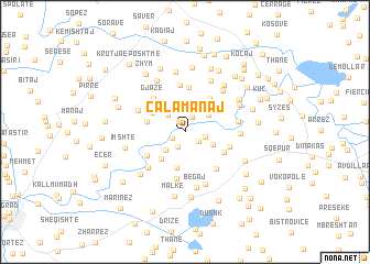 map of Çalamanaj