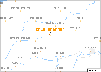 map of Calamandrana