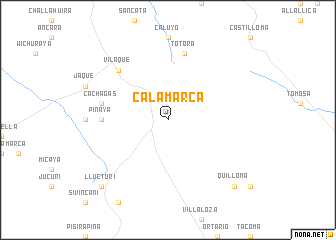 map of Calamarca