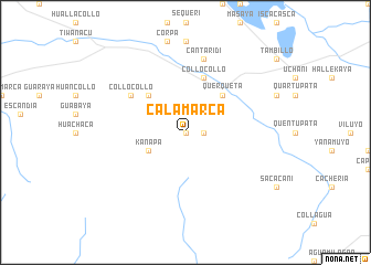 map of Calamarca