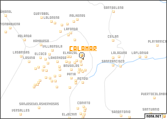 map of Calamar
