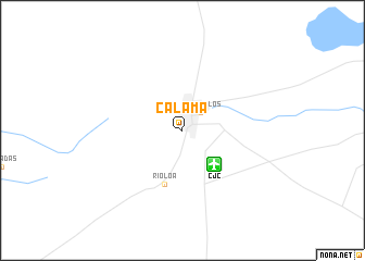 map of Calama