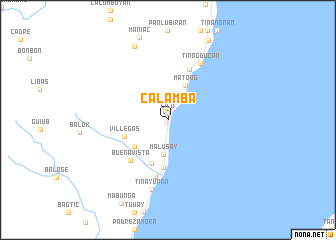 map of Calamba