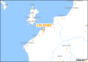 map of Calamba