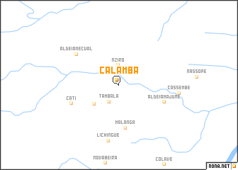 map of Calamba