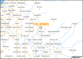 map of Calambeg