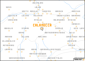 map of Calamecca