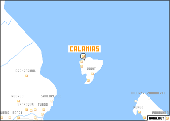 map of Calamias