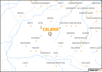 map of Calamia