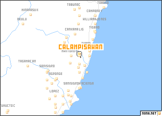 map of Calampisawan