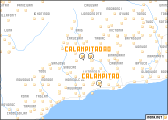 map of Calampitao