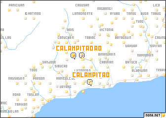 map of Calampitao