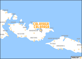 map of Calanaga