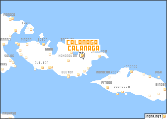 map of Calanaga