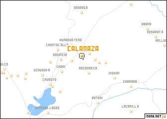 map of Calanaza