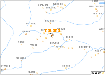 map of Calana