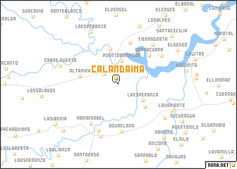 map of Calandaima