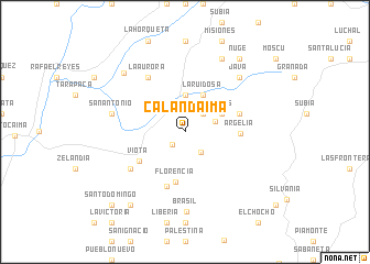 map of Calandaima