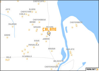 map of Calane